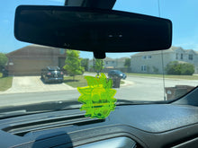 Load image into Gallery viewer, Psychedelic Rick Car Hanger with Chain