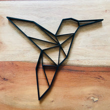 Load image into Gallery viewer, Hummingbird Geometric Wall Art 2D