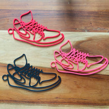 Load image into Gallery viewer, Inspired N!ke Silhouette Wall Art 3D printed Sneaker Head Gift for Him