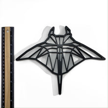 Load image into Gallery viewer, Manta Ray Geometric Wall Art 2D