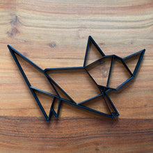 Load image into Gallery viewer, Kitty Cat Geometric Wall Art 2D