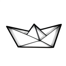 Load image into Gallery viewer, Paper Boat Geometric Wall Art 2D