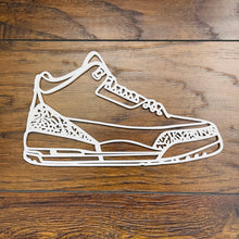 Load image into Gallery viewer, Air Jordan 3 Inspired Wall Art Piece 2D