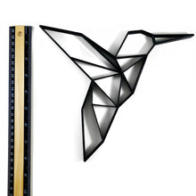 Load image into Gallery viewer, Hummingbird Geometric Wall Art 2D