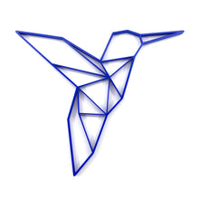Load image into Gallery viewer, Hummingbird Geometric Wall Art 2D