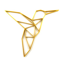 Load image into Gallery viewer, Hummingbird Geometric Wall Art 2D