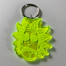 Load image into Gallery viewer, Psychedelic Rick Keychain