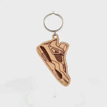 Load and play video in Gallery viewer, Air Jordan 4 Sneaker Inspired Keychain
