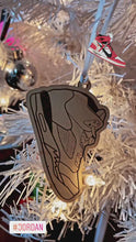 Load and play video in Gallery viewer, Air Jordan 4 inspired Wooden Sneaker Ornament
