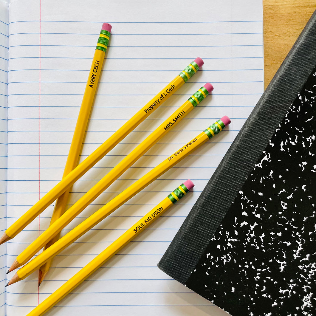 Personalized #2 Ticonderoga Pencil Pack