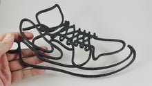 Load and play video in Gallery viewer, Inspired N!ke Silhouette Wall Art 3D printed Sneaker Head Gift for Him
