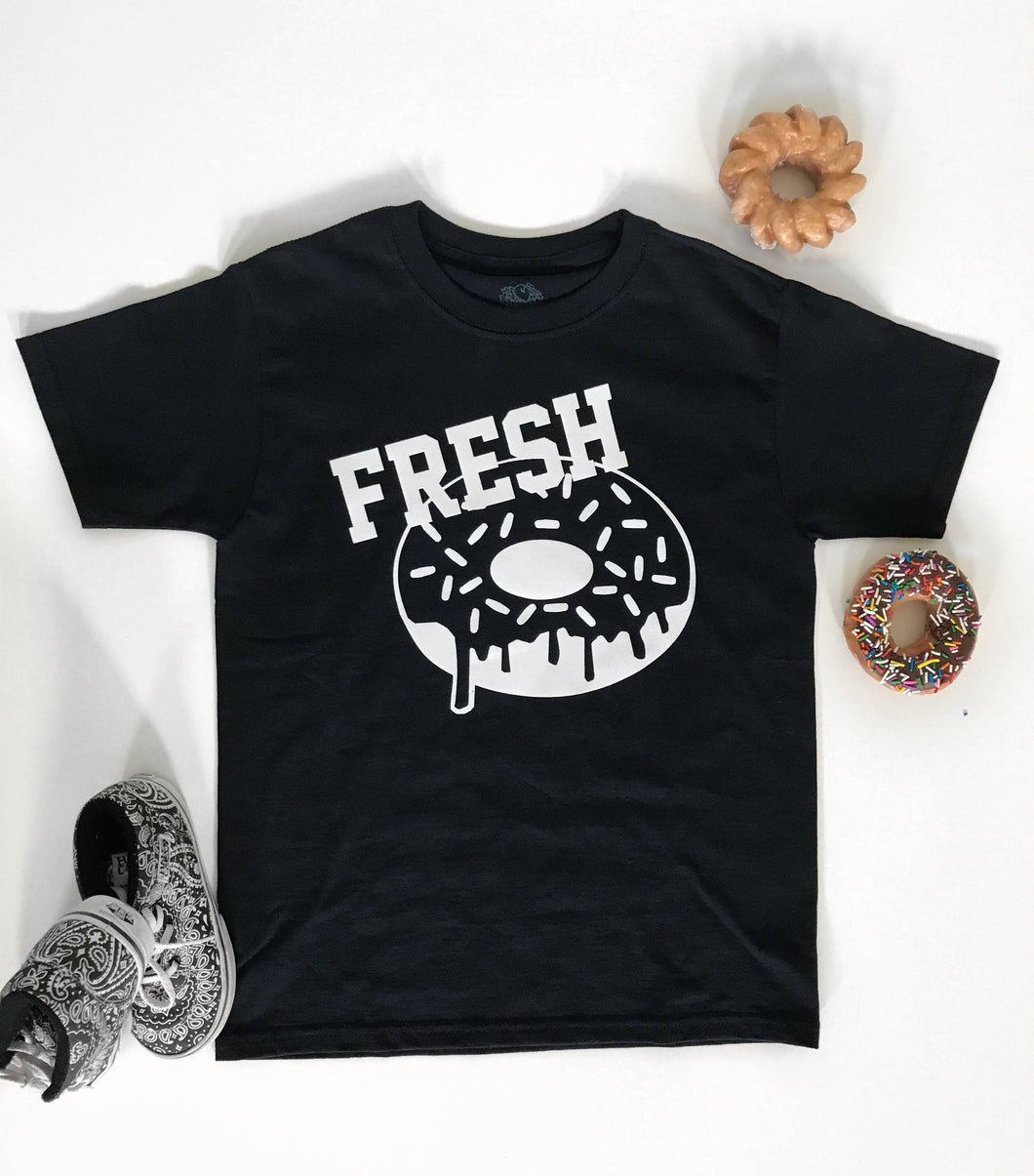 Monochrome Fresh Donuts Tee