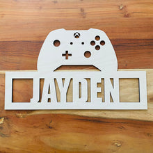 Load image into Gallery viewer, Customizable Xbox inspired Controller Name/Gamertag Sign
