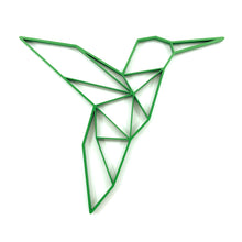 Load image into Gallery viewer, Hummingbird Geometric Wall Art 2D
