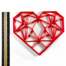 Load image into Gallery viewer, Geometric Heart 2D
