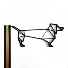 Load image into Gallery viewer, Dachshund Geometric Wall Art 2D Sausage dog
