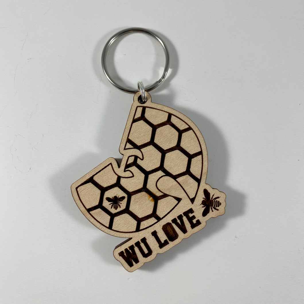 Wu-Tang WU LOVE Keychain Wood