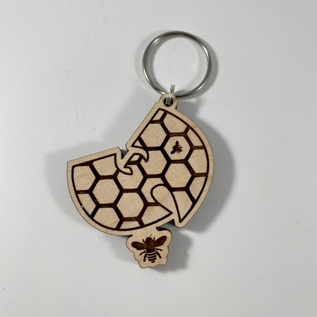 Wu-Tang Killah Beez Keychain Wood