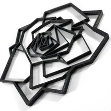Load image into Gallery viewer, Geometric Rose Wall Art 2D
