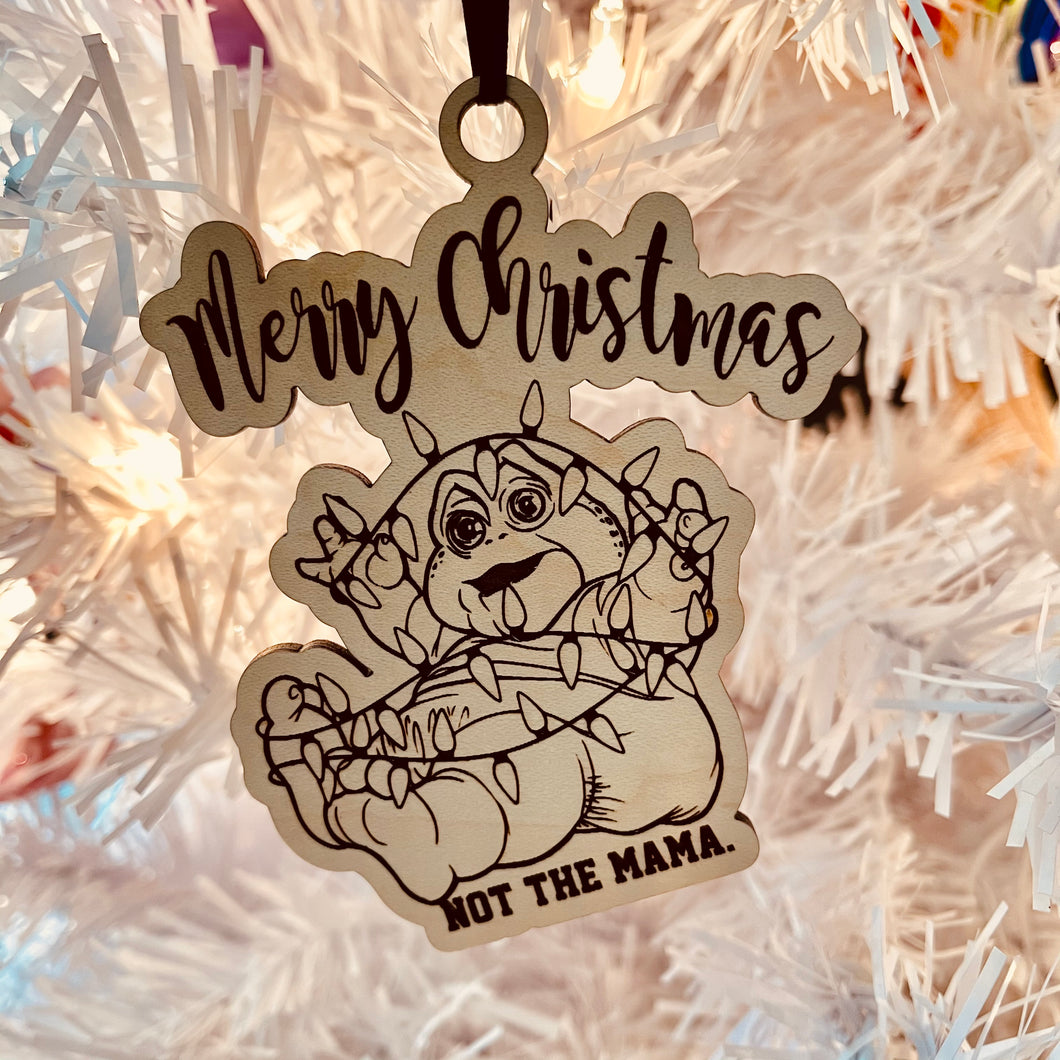 Not the Mama Merry Christmas Ornament Dinosaurs