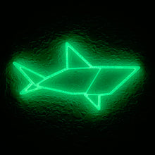 Load image into Gallery viewer, Shark Geometric Wall Art 2D

