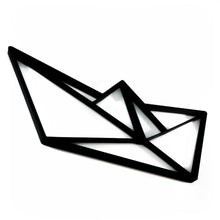 Load image into Gallery viewer, Paper Boat Geometric Wall Art 2D
