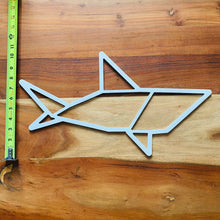 Load image into Gallery viewer, Shark Geometric Wall Art Wood XL
