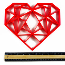 Load image into Gallery viewer, Geometric Heart 2D
