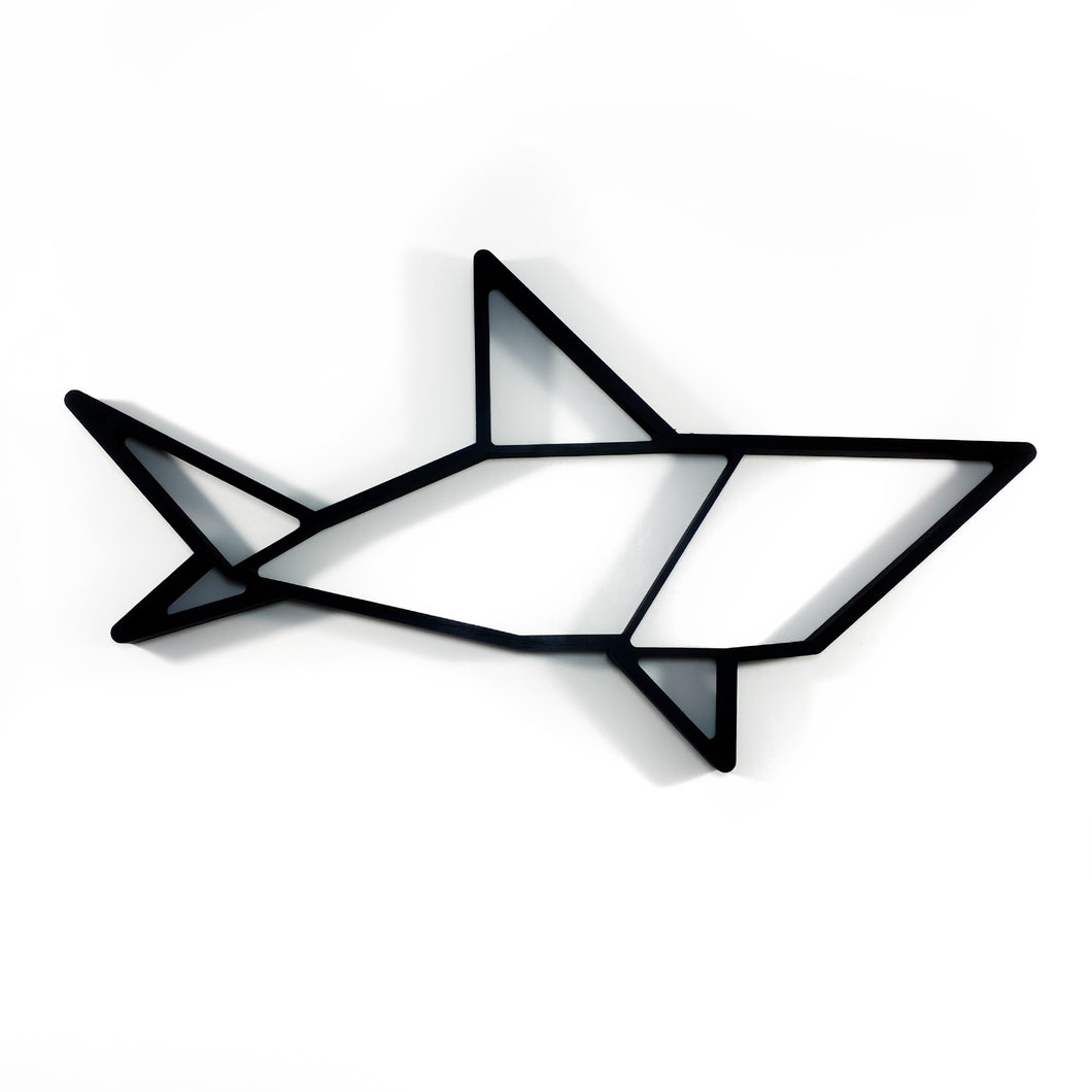 Shark Geometric Wall Art 2D