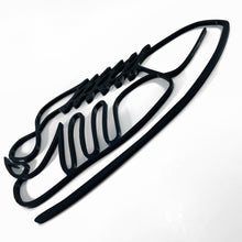 Load image into Gallery viewer, Superstar Inspired Line Art Sneaker Wall Piece 2D
