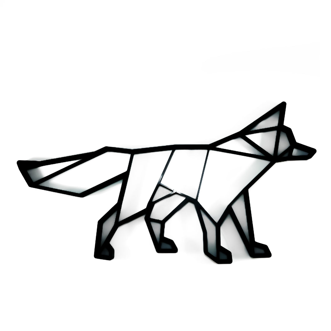 Fox Geometric Wall Art 2D