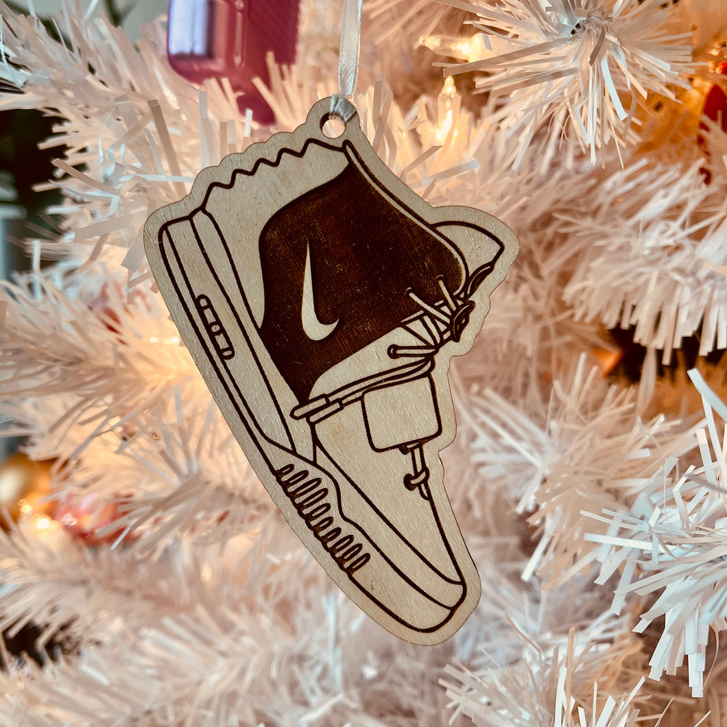 Yeezy 2 inspired Wooden Sneaker Ornament