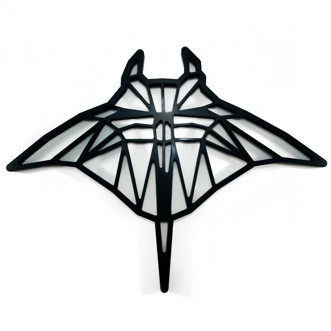 Manta Ray Geometric Wall Art 2D