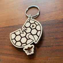 Load image into Gallery viewer, Wu-Tang Killah Beez Keychain Wood
