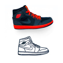 Load image into Gallery viewer, Air Jordan 1 Inspired Wall Piece 2D Nike
