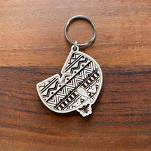 Load image into Gallery viewer, Wu-Tang Aztec Keychain Wood
