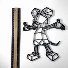 Load image into Gallery viewer, Geometric Mouse standing Wall Art 2D
