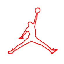 Load image into Gallery viewer, Jumpman Inspired Outline Wall Art 2D
