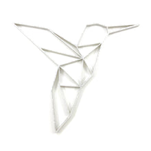 Load image into Gallery viewer, Hummingbird Geometric Wall Art 2D
