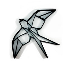 Load image into Gallery viewer, Swallow Geometric Bird Wall Art 2D
