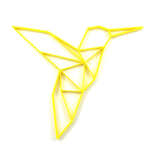 Load image into Gallery viewer, Hummingbird Geometric Wall Art 2D
