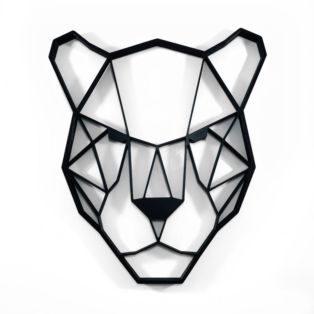 Panther Geometric Wall Art 2D