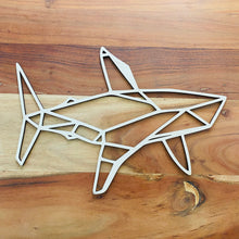 Load image into Gallery viewer, Shark #2 Geometric Wall Art Wood XL
