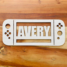 Load image into Gallery viewer, Customizable Nintendo Switch inspired Name Sign
