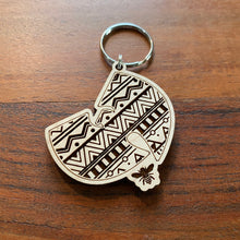 Load image into Gallery viewer, Wu-Tang Aztec Keychain Wood
