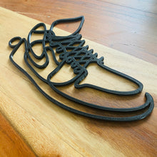 Load image into Gallery viewer, Inspired N!ke Silhouette Wall Art 3D printed Sneaker Head Gift for Him
