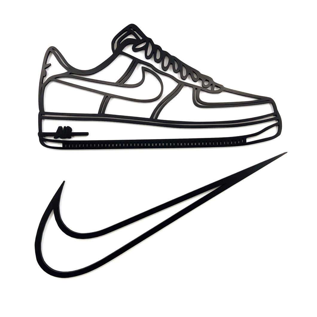 N!ke Starter Wall Art Pack - Swoosh/AF1 Inspired - Gift Set