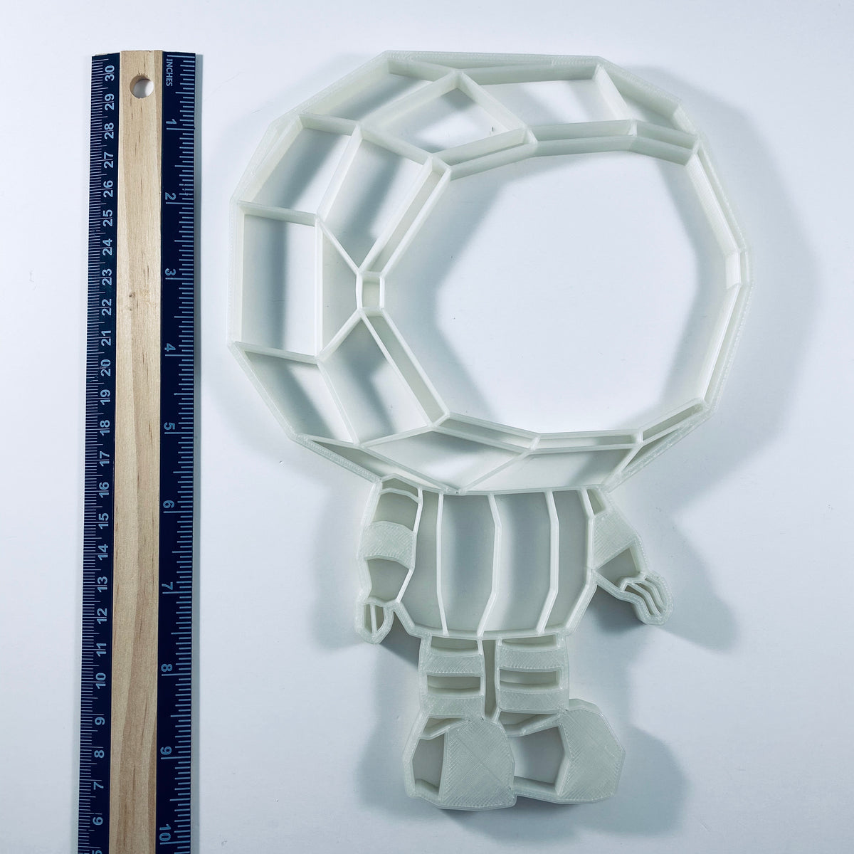 Original Low-Poly Astronaut Relief - 3D-printed art piece, hand-finished by Soul Kid Dsgn, view 5