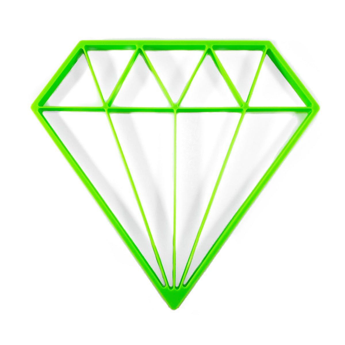Original Geo Diamond Relief - layered 3D-printed wall art piece, hand-finished by Soul Kid Dsgn, view 2