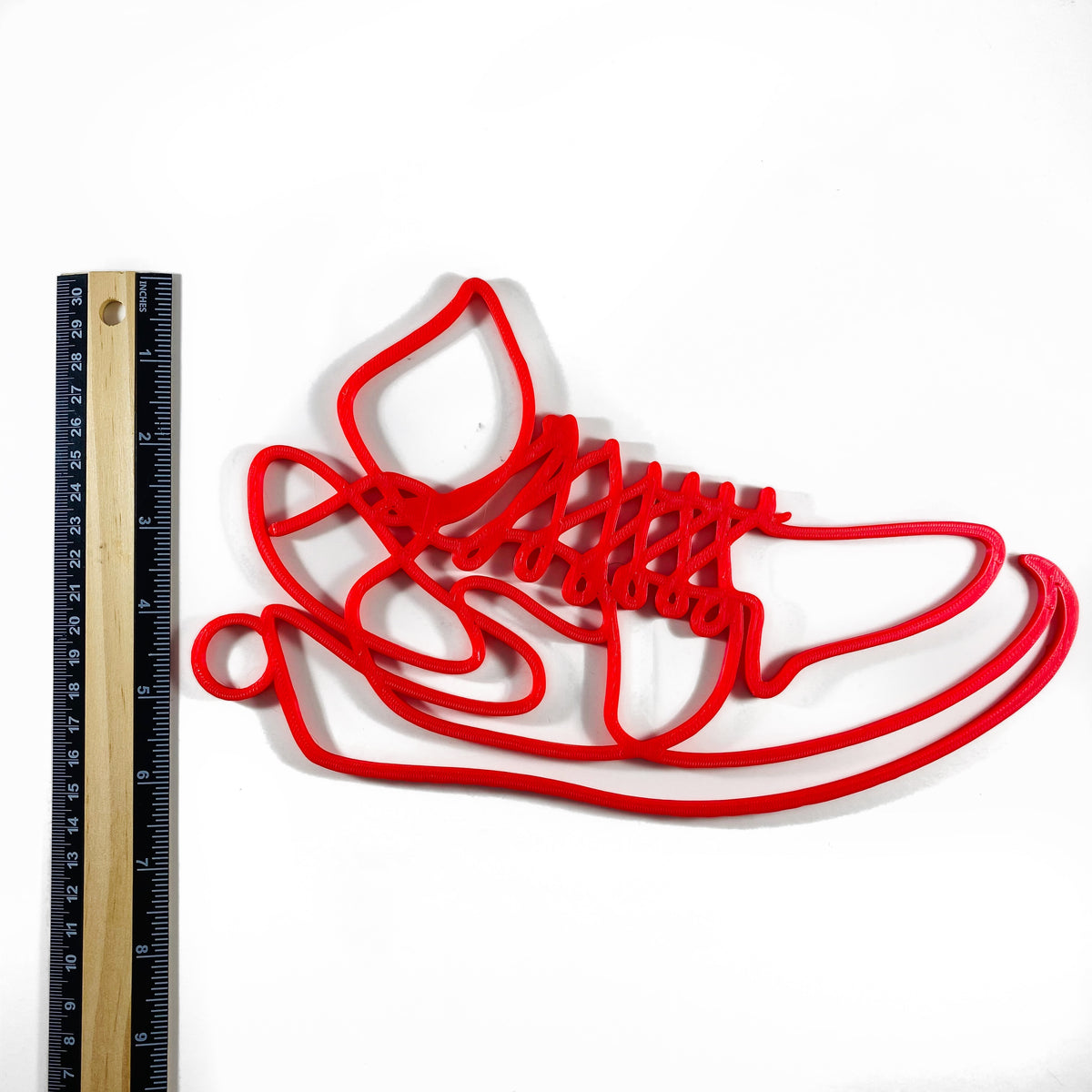 Original Athlete Silhouette 3D Relief - layered 3D-printed wall art piece, hand-finished by Soul Kid Dsgn, view 4